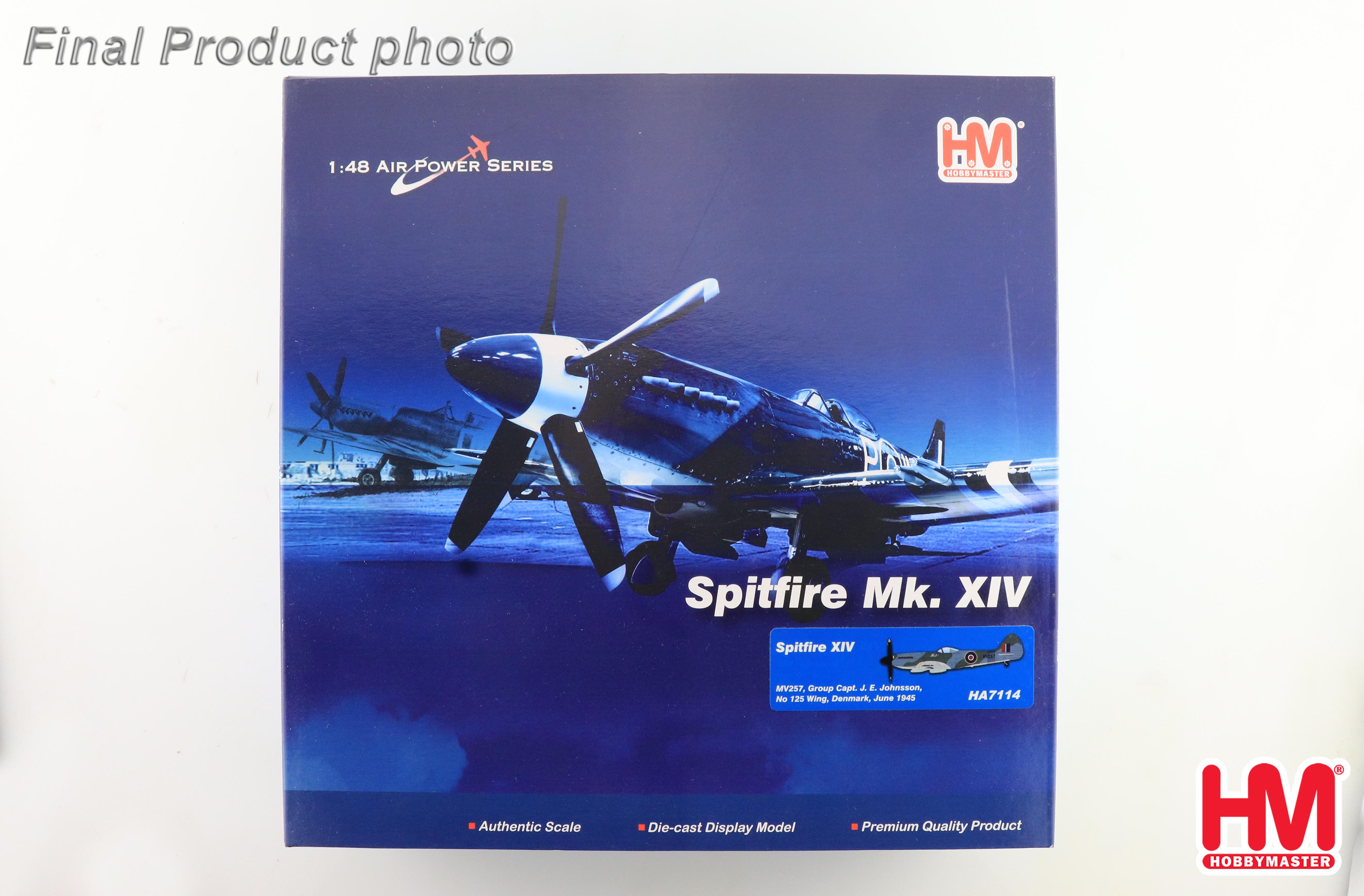 Spitfire XIV MV257, Group Capt. J. E. Johnsson, No 125 Wing, Denmark